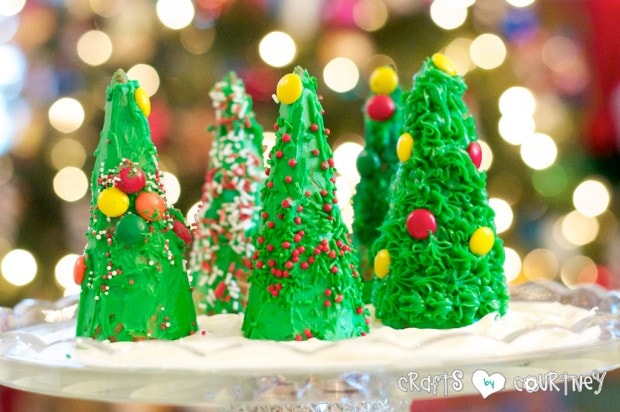 Kids Christmas Craft: Fun and Edible Christmas Trees With Your Kids