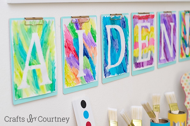 Easy DIY Kids Arts and Crafts Themed Birthday Party