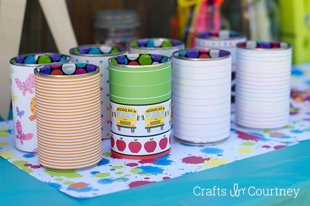 Easy DIY Kids Art Themed Birthday Party - Crafting Time! 