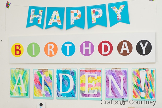 Easy DIY Kids Craft Themed Birthday Party