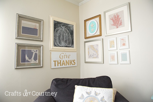 Fall Home Tour: Coastal Style!! Crafts by Courtney