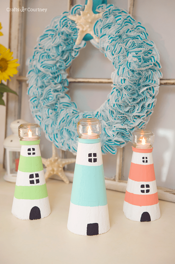 Lighthouse Craft: Summer Foam Lighthouse: FloraCraft® Make It: Fun® Foam Cones
