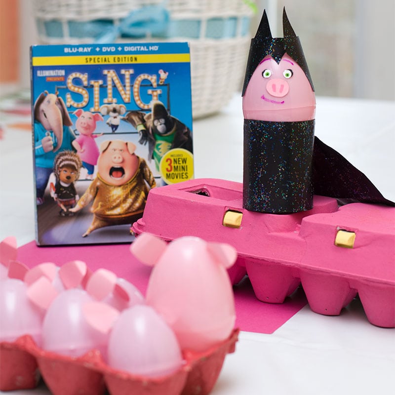 SING Inspired Pig Craft for kids