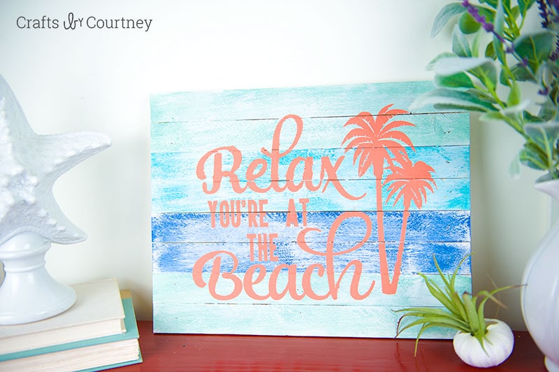 SIMPLE DIY Beach Sign for any Coastal Theme home!