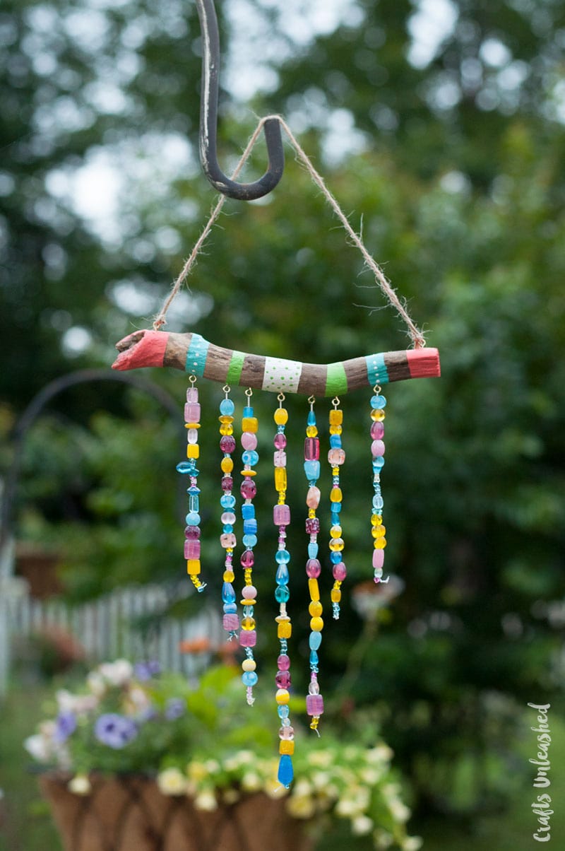 Beaded DIY Wind Chimes For Kids - Summer Time Fun!