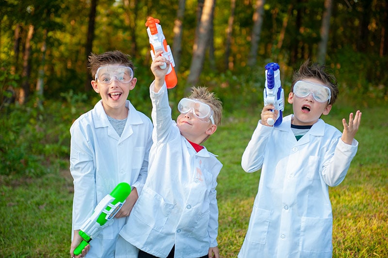 Create a fun Halloween Mad Scientist Party with Goblies - Outside Fun