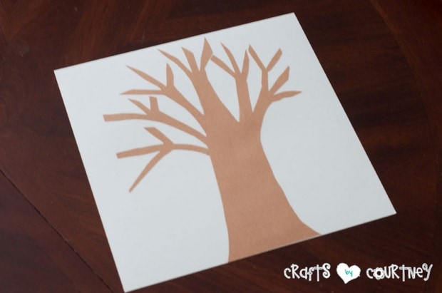 Fun-to Make Fingerprint Apple Tree for Kids: Create Your Tree Trunk