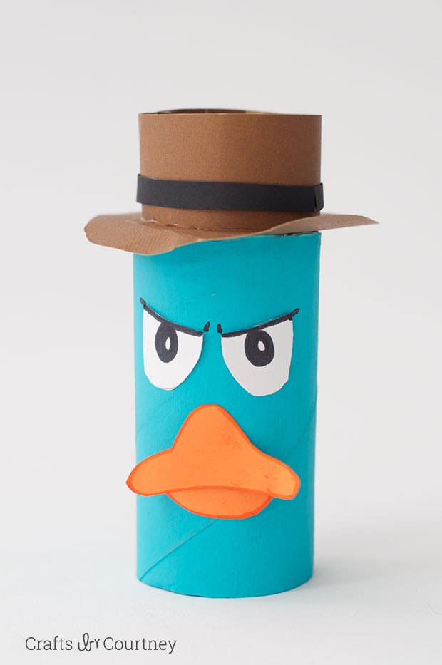 Toilet Paper Roll Perry the Platypus for kids