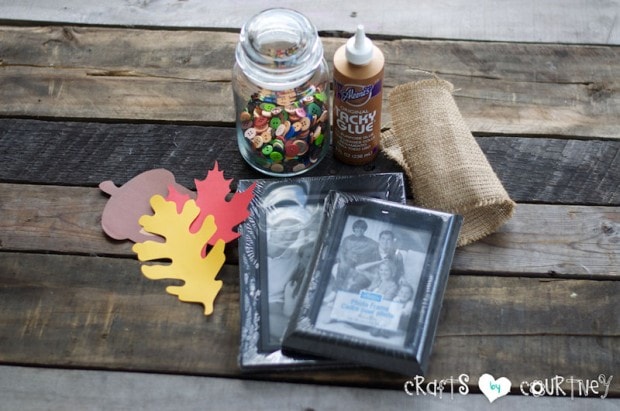 Framed Fall Button Art: Getting Started
