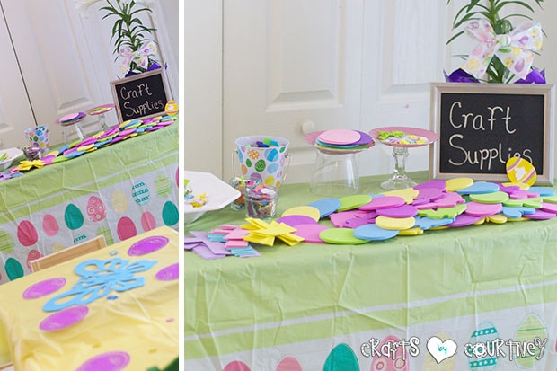 Easter Party: Craft Table