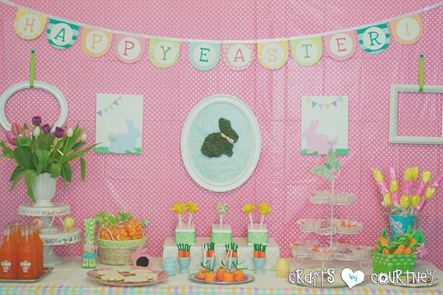 Easter Party: Display Table
