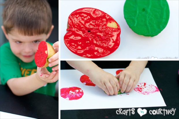 Fun Apple Stamping Craft: Create Your Apple Stamp