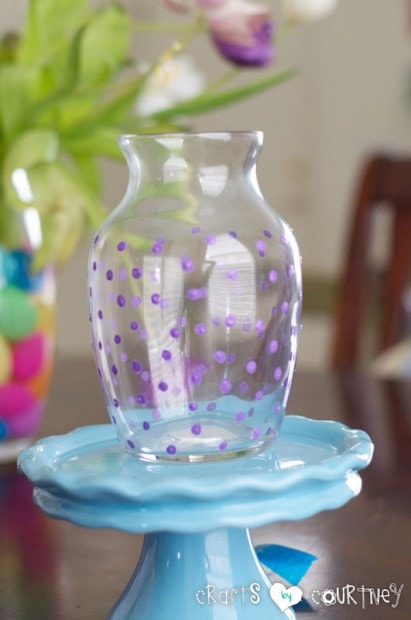 Ombre Vase Painting: Paint Your First Coat