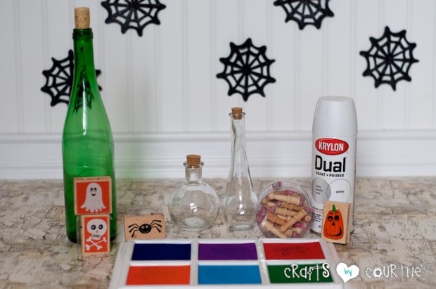 Haunted Halloween Potion Bottles: Getting Started