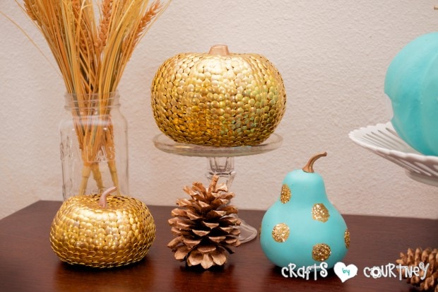 Fall Home Decor Inspiration: Front Enterance: Pumpkin Crafts