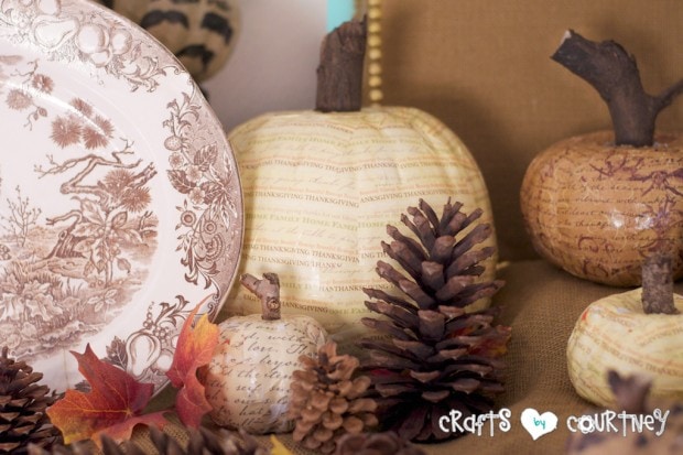 Fall Home Decor Inspiration: Pumpkin Craft