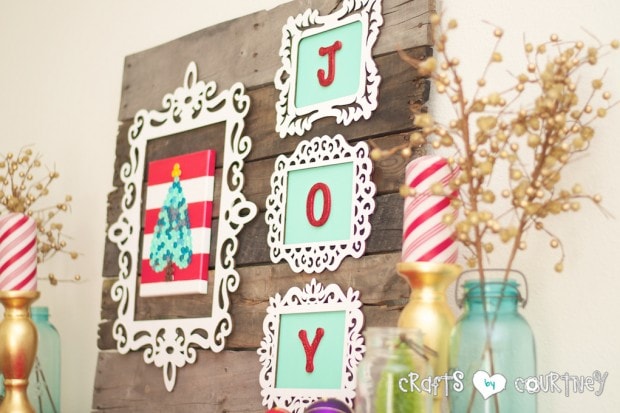Christmas Home Decor Inspiration: JOY Christmas Craft