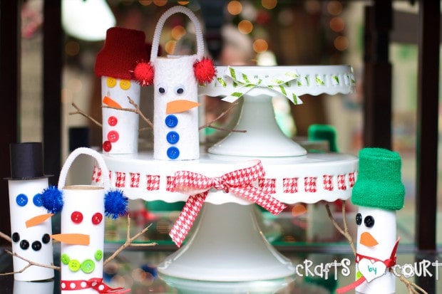 Christmas Home Decor Inspiration: Toilet Paper Roll Craft