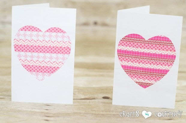 Scrapbook Paper Valentine Heart Card for Kids: Kids Valentine Card Ideas