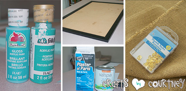 Upcycled Cork Board Turned Inspiration Board: Getting Started