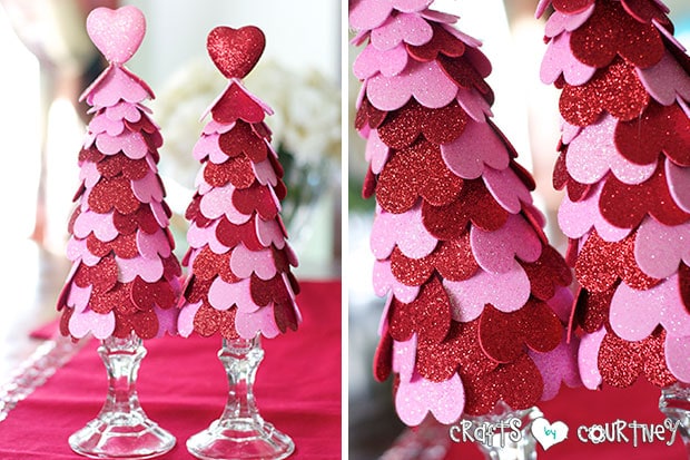 Valentine Heart Trees Fun Valentine Craft Ideas