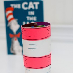 Make a Cat in the Hat Inspired Hat for Dr. Seuss' Birthday