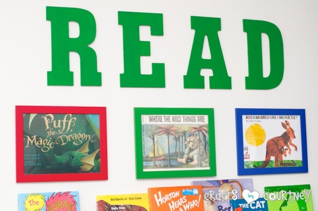 Reading Nook for ANY Kids Playroom: Read Letters from Micheals