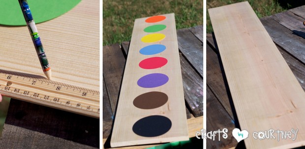 Pottery Barn Knockoff: Jumbo Watercolor Palette - Measure your squares