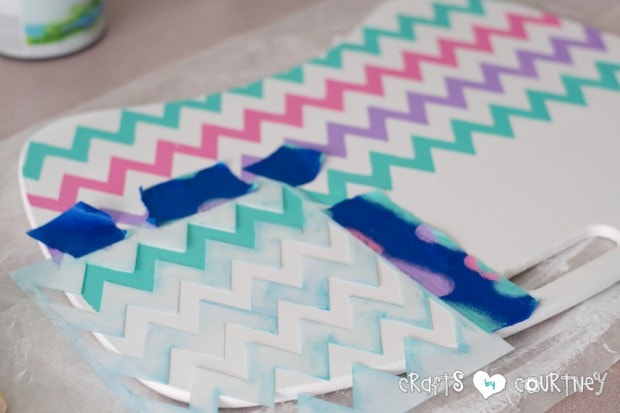 Easy DIY Upcycled Laptop Table Makeover: Add Your Stencil