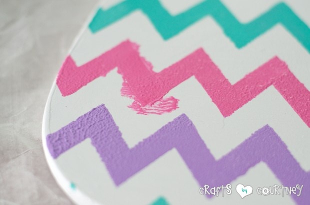 Easy DIY Upcycled Laptop Table Makeover: Touch up spots