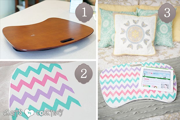 DIY Upcycle Project: Laptop Table Makeover