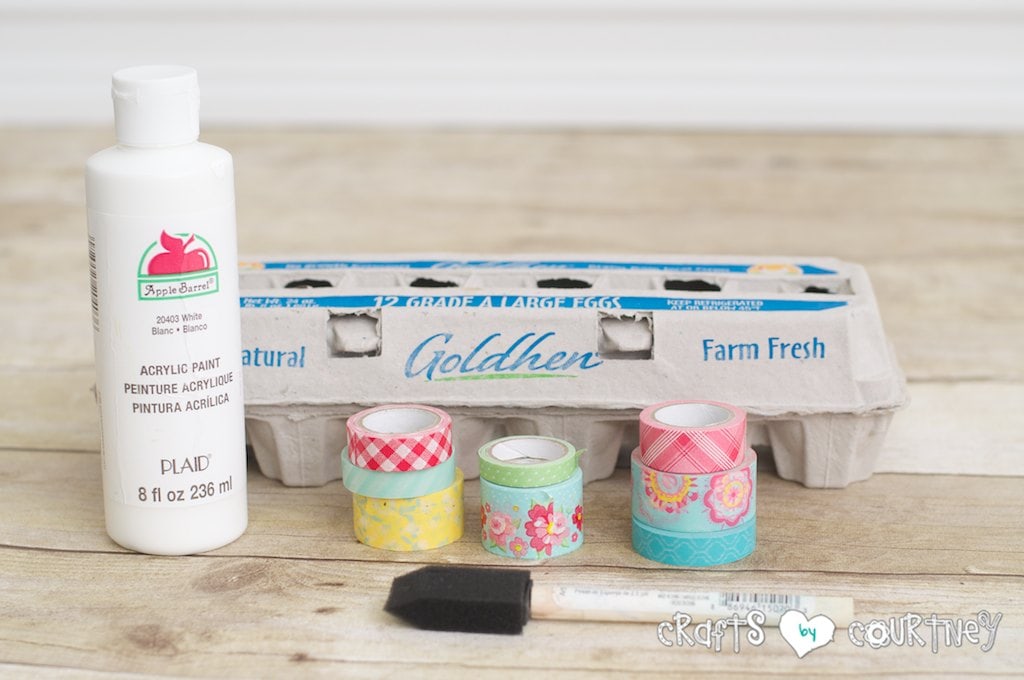 DIY Decorative Easter Egg Carton Craft