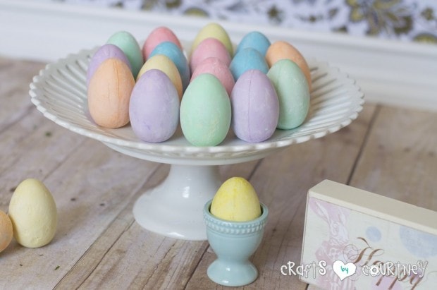Chalk Easter Egg Party Favors