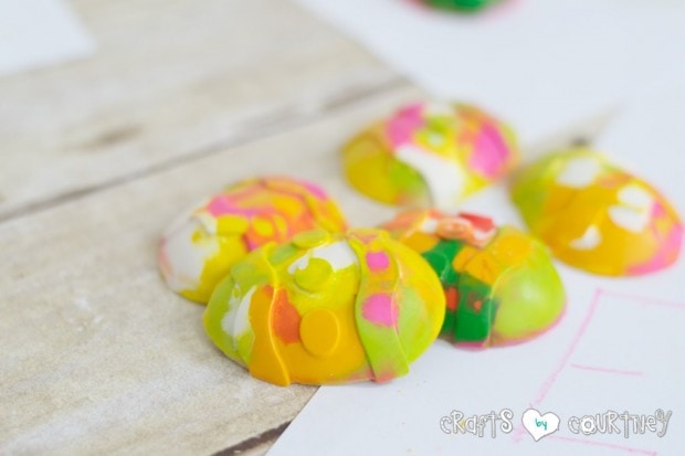 Recycled Crayons: Easy DIY Easter Egg Crayons