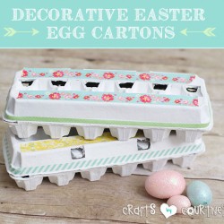 DIY Decorative Easter Egg Carton Craft