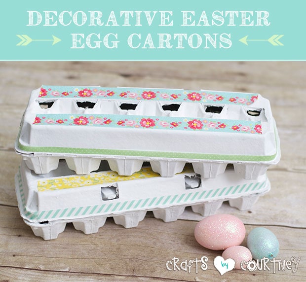Decorative Easter egg cartons