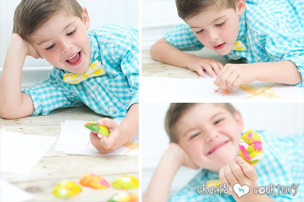 Easy DIY Easter Egg Crayons: Recycled Crayons Crafts