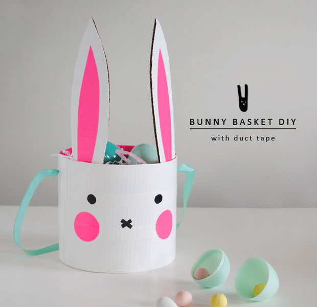 12 Super Clever DIY Easter Basket Crafts: Duct Tape Easter Basket