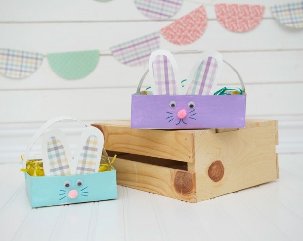 12 Super Clever DIY Easter Basket Crafts: Cereal Box Easter Basket