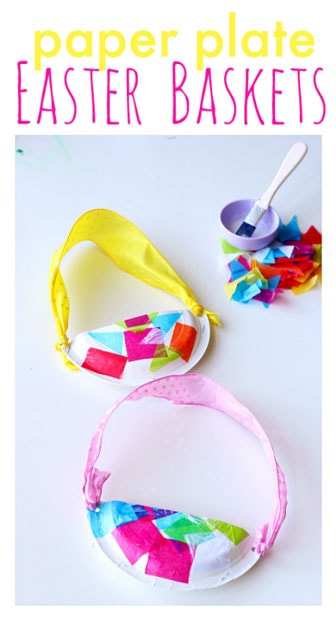 12 Super Clever DIY Easter Basket Crafts: Paper Plate Easter Basket