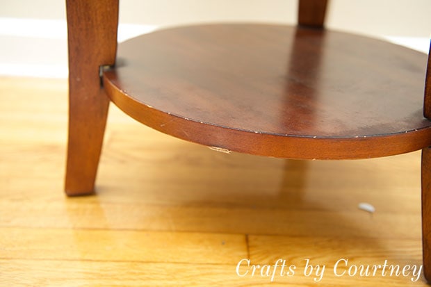 Easy Side Table Makeover: Fun with Chalk Paint-Before