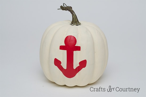 Coastal Anchor Pumpkin for Fall