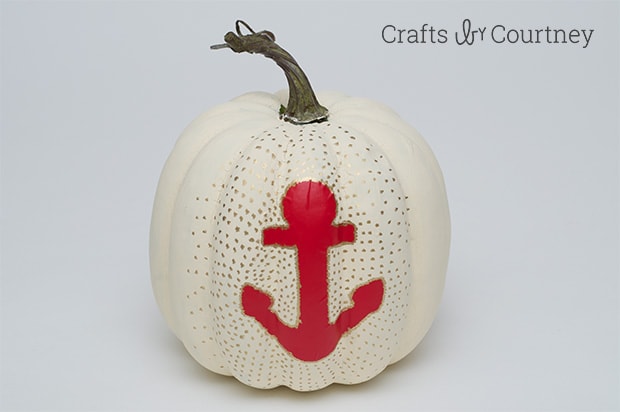 Coastal Anchor Pumpkin for Fall