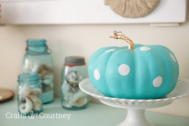 Tiffany Inspired Pumpkin Craft - Crafts by Courtney