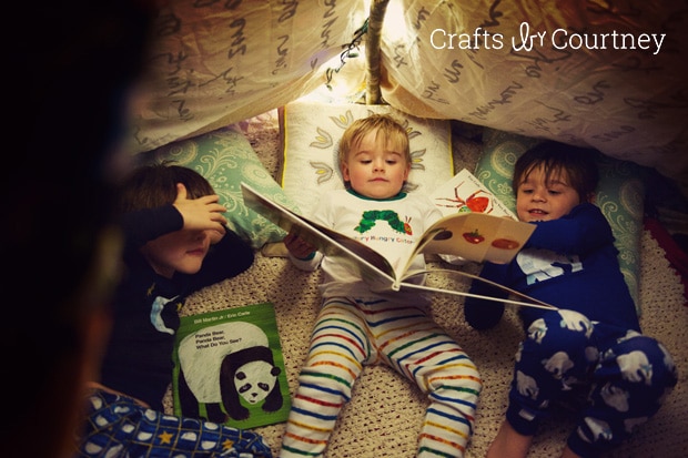 Storytime in our Gymboree Eric Carle sleepwear