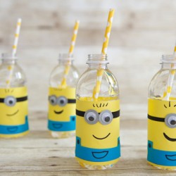 DIY Party Decor: Despicable Me Minion Water Bottle Labels