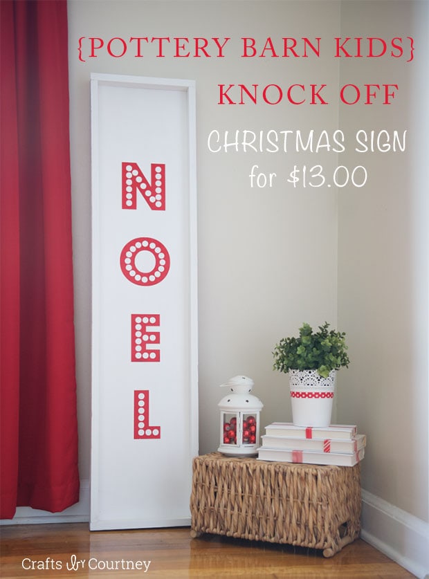 Christmas sign Silhouette CAMEO® project