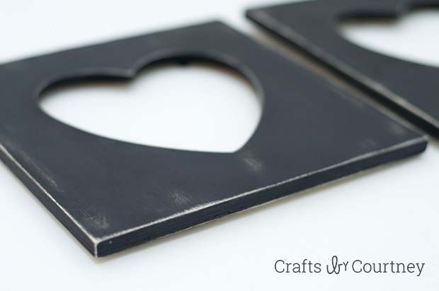 How-to Craft: PB Inspired DIY Valentine Heart Chalkboard Frames