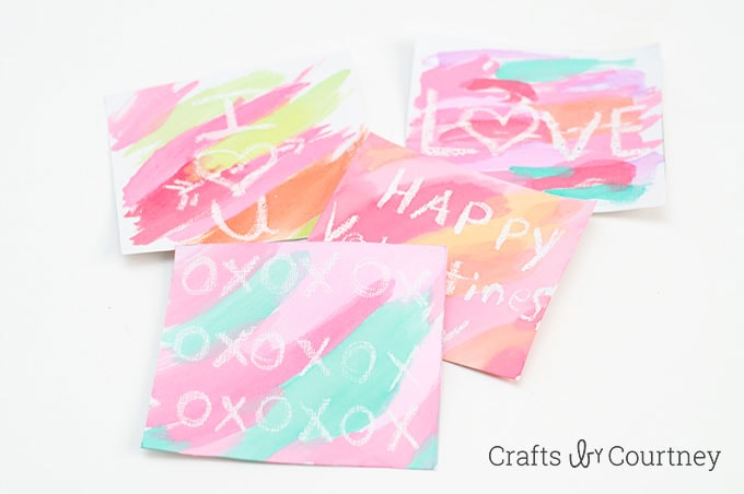 Kids Decorative Paper Straw Easels Craft for Valentine's