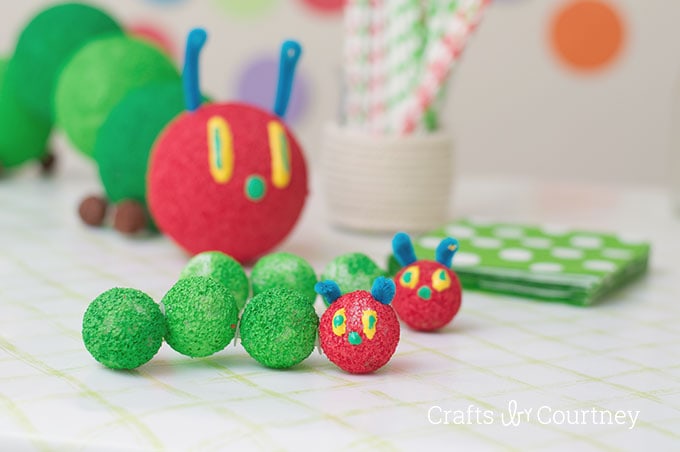 The Very Hungry Caterpillar Birthday Party Favors or craft